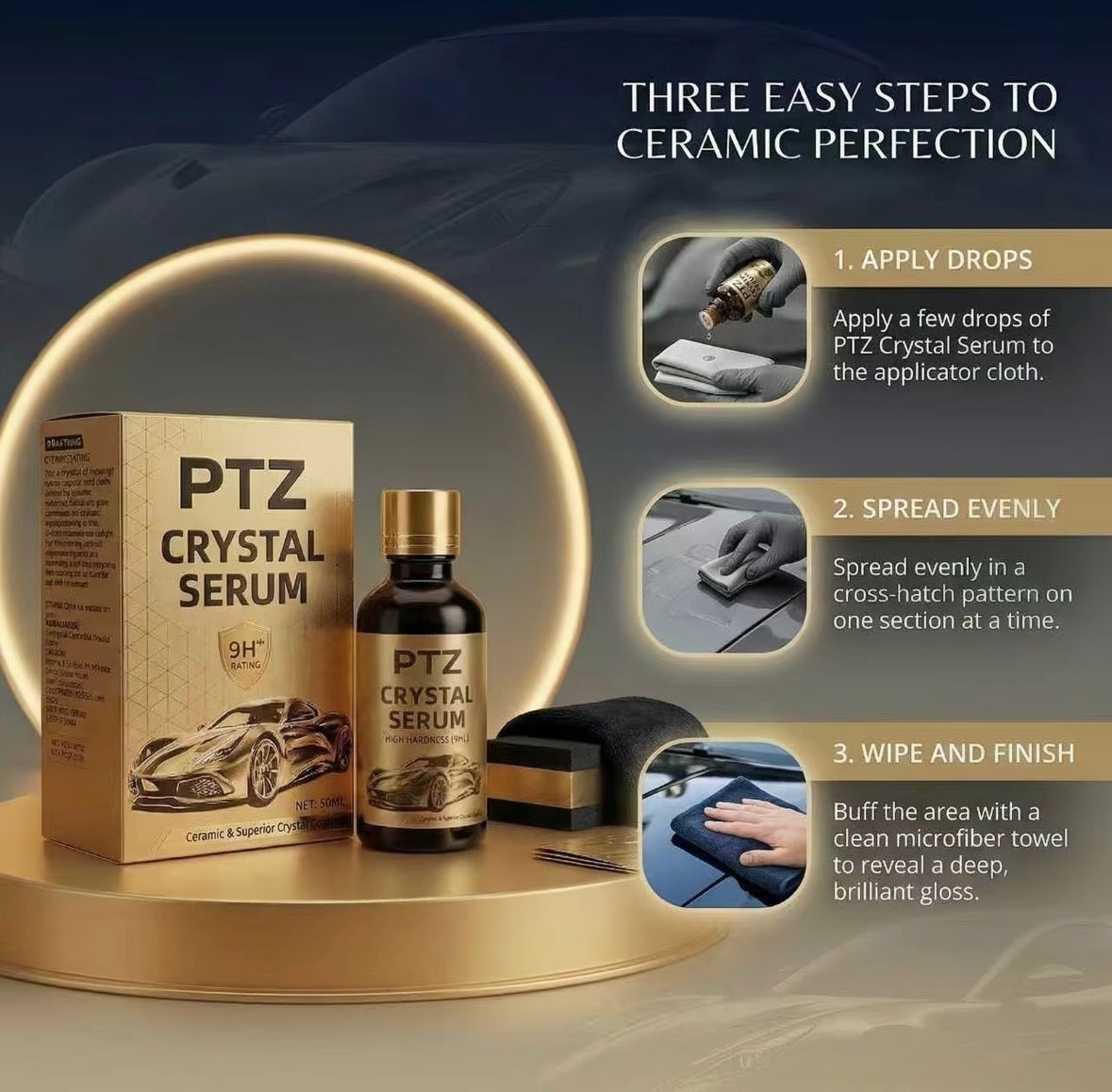 PTZ Crystal Serum – 9H+ Ceramic Coating