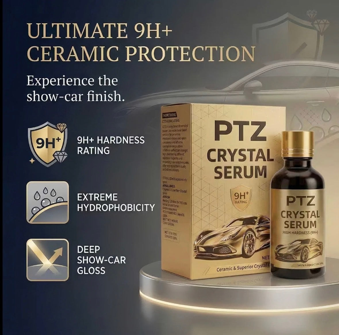 PTZ Crystal Serum – 9H+ Ceramic Coating