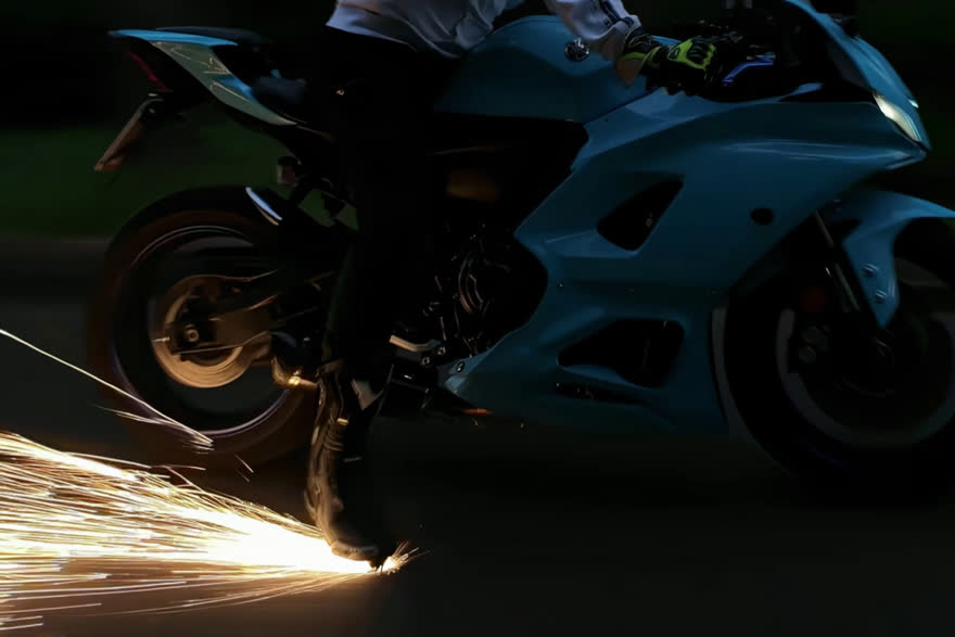 Motorcycle Shoe Spark Plates 🔥🏍️ ( Premium Sparks )