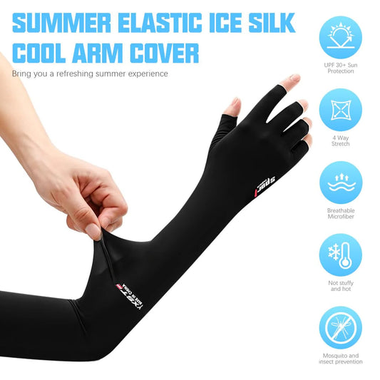 Summer Elastic Ice Silk Cool Arm Sleeves ❄️