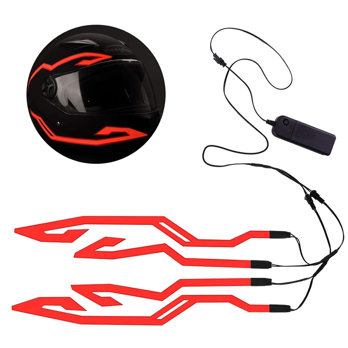 LED Motorcycle Helmet Strip Light 🏍️