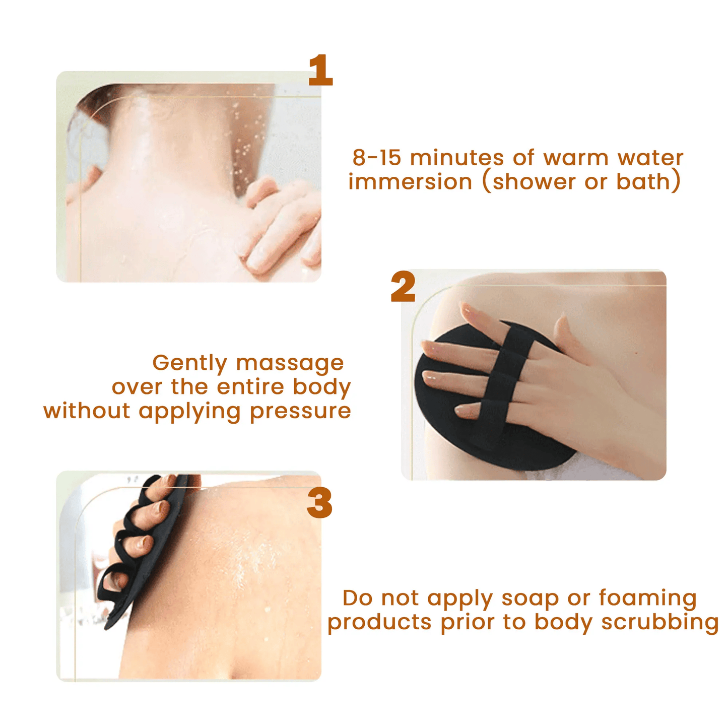 4-in-1 Exfoliating Scrubber Set