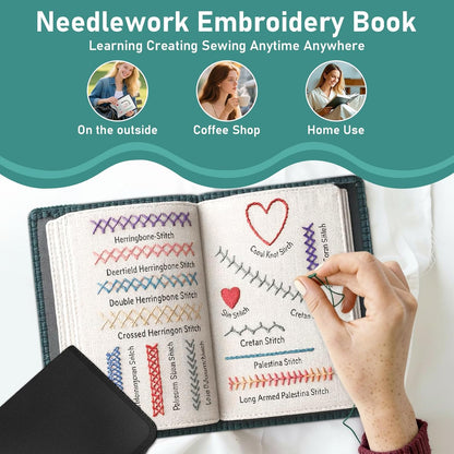 Embroidery Stitch book 143 different stitches (The Original Book)