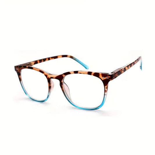 Unisex Leapord Color Changing Anti Blue light presbyopia glasses