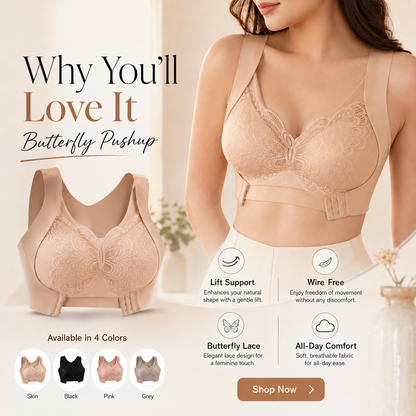 Butterfly Push-Up Bra
