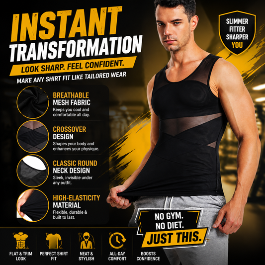 Instant Transformation Shapewear Vest for Men