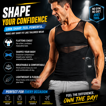Instant Transformation Shapewear Vest for Men