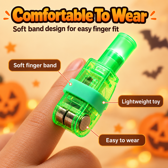 Halloween Glow Finger Lights 🎃
