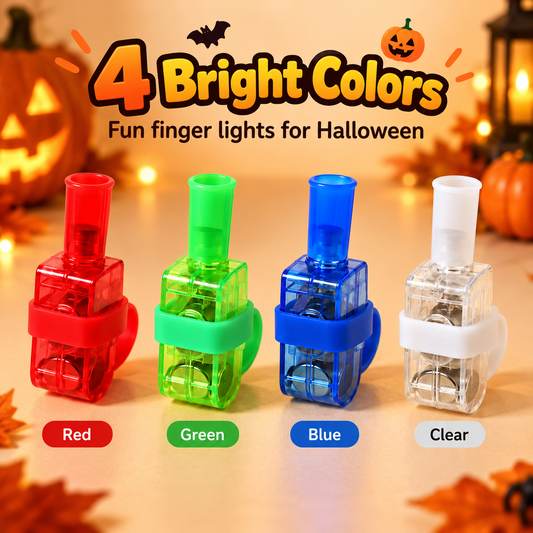 Halloween Glow Finger Lights 🎃