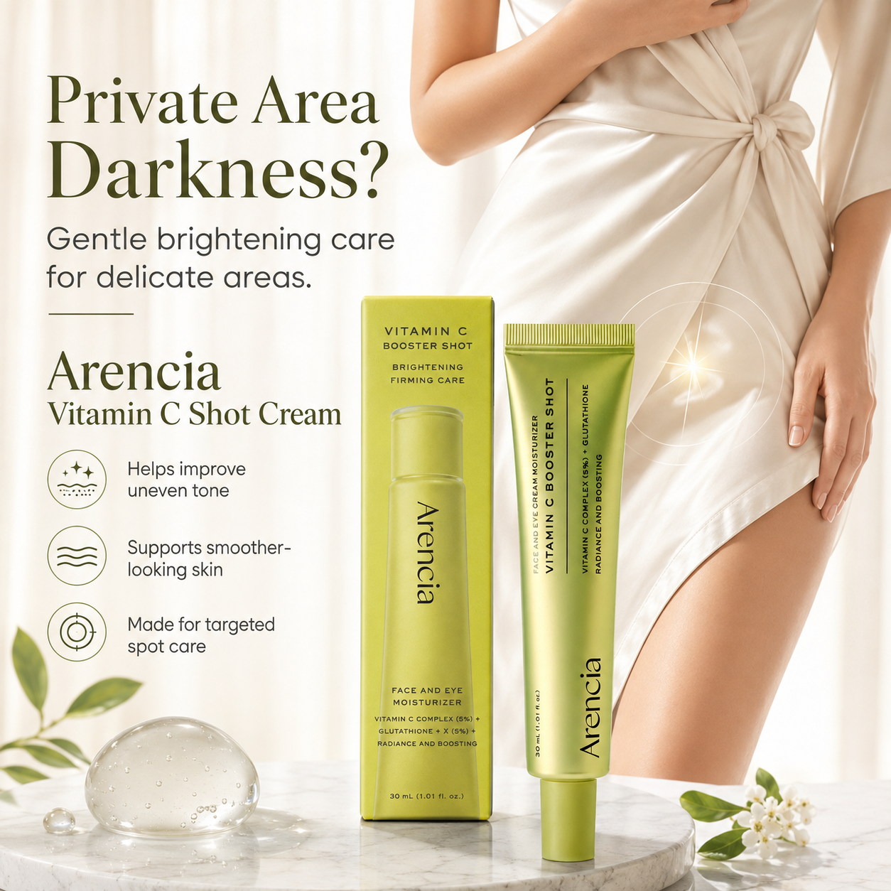 Arencia Vitamin C Shot Cream ( For Men & Women )
