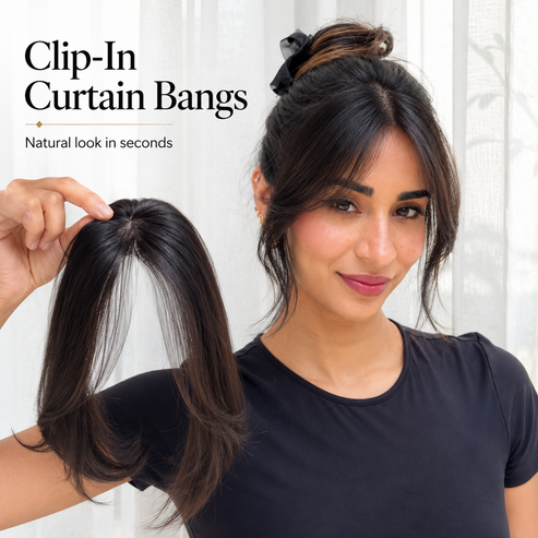 Clip-In Curtain Bangs ✨