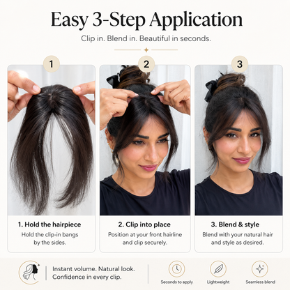 Clip-In Curtain Bangs ✨