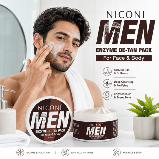NICONI MEN Enzyme De-Tan Pack 🧴