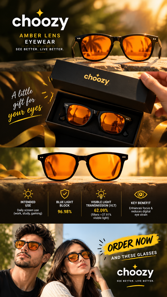 Light Blocking Glasses for Men & Women UV400 Protection 🕶️
