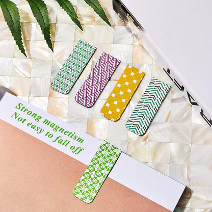 Magnetic Bookmark – Elegant Floral Page Marker