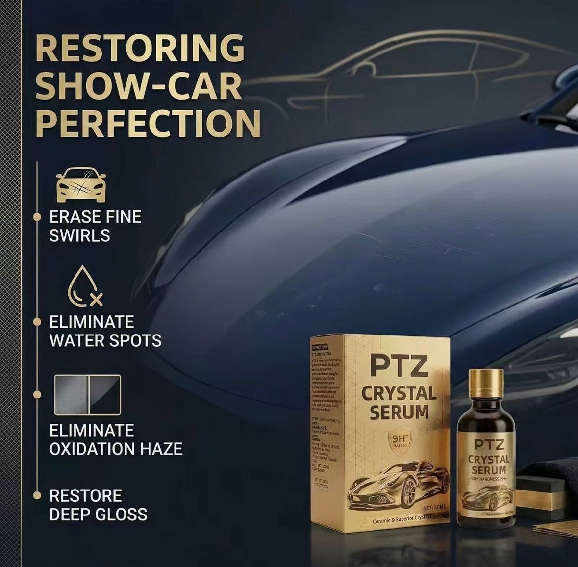 PTZ Crystal Serum – 9H+ Ceramic Coating