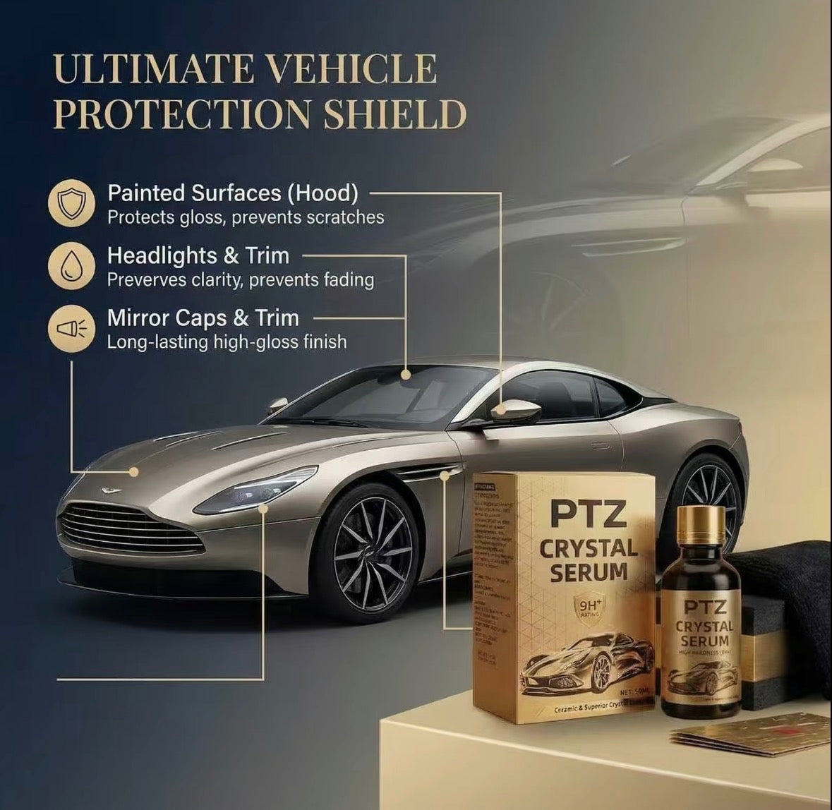 PTZ Crystal Serum – 9H+ Ceramic Coating