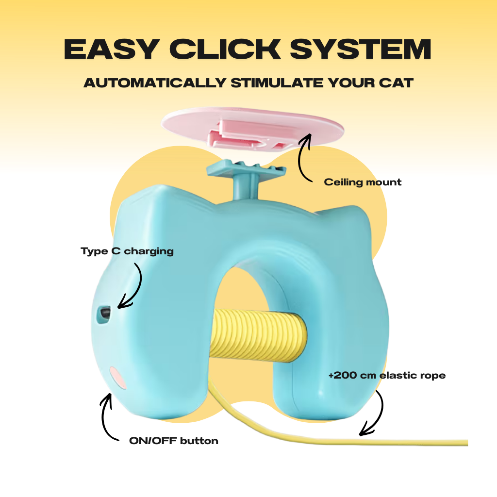 THE AUTOMATIC YO-YO TOY THAT DRIVES CATS WILD