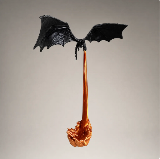 Dragon Bookshelf Lamp — Fire-Breathing Fantasy Light 🐉