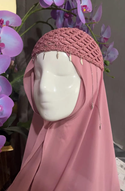 Crochet Star Charm Hijab 🌙✨