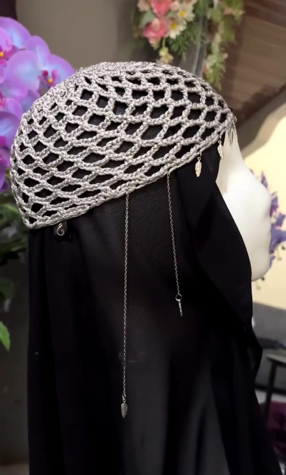 Crochet Star Charm Hijab 🌙✨