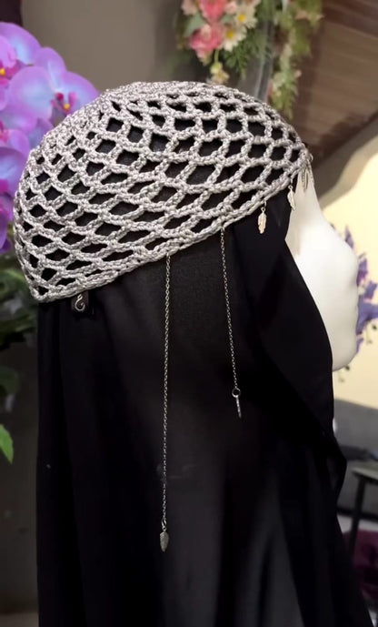 Crochet Star Charm Hijab 🌙✨