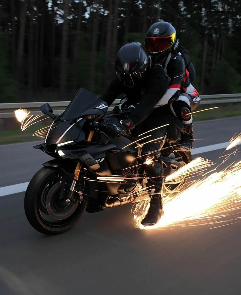 Motorcycle Shoe Spark Plates 🔥🏍️ ( Premium Sparks )
