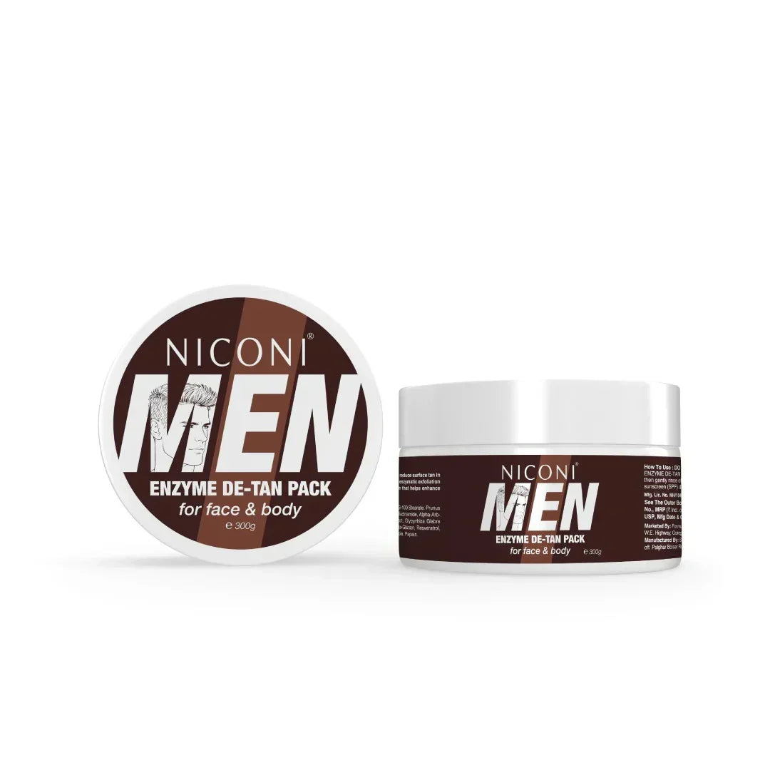 NICONI MEN Enzyme De-Tan Pack 🧴